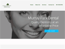 Tablet Screenshot of murrayparkdental.com